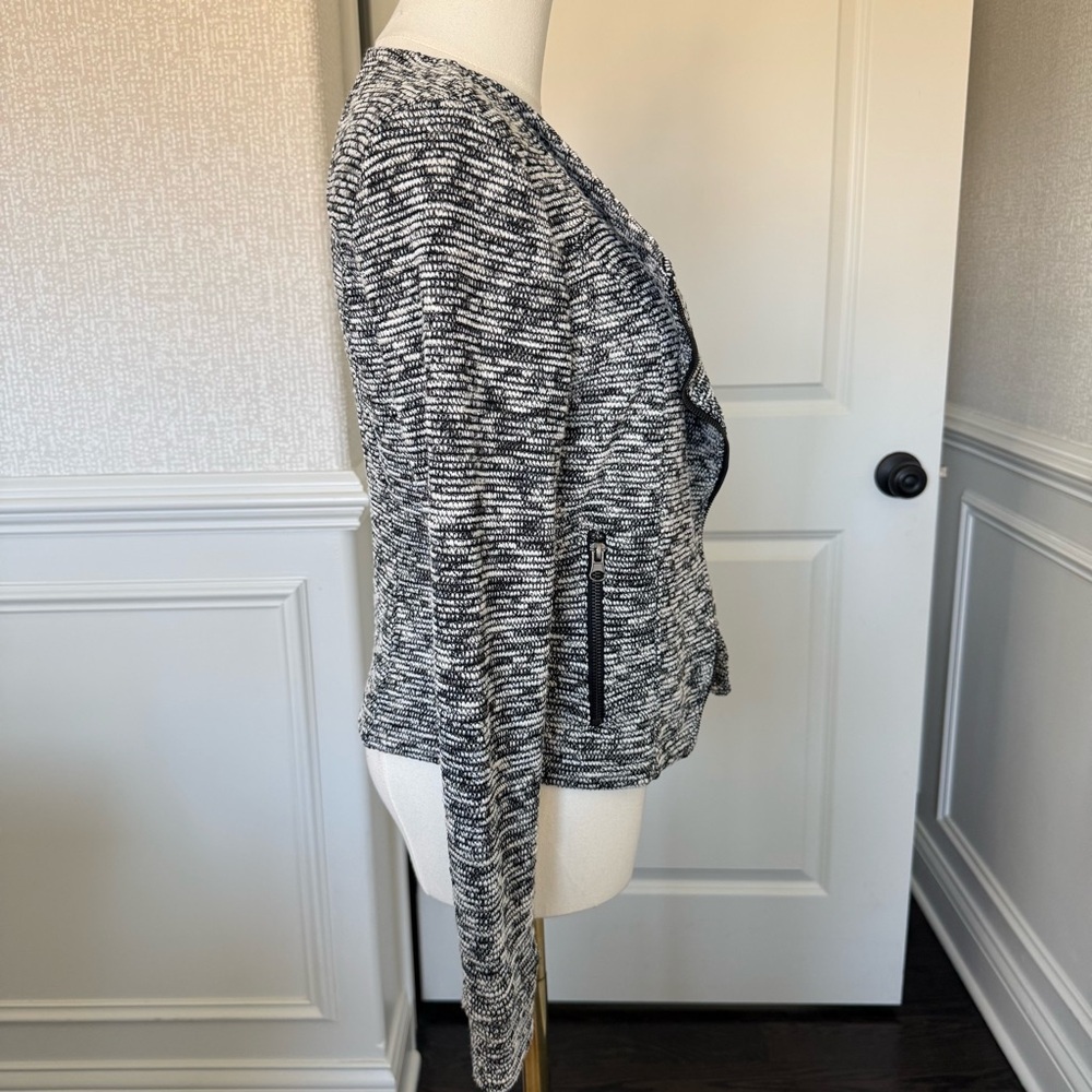 BNCI Elegant Black and White Women's Blazer Small - Picture 5 of 8